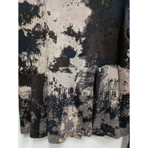 Anthropologie Charlie & Robin Wool Cardigan Medium Brown Tan Tie Dye Whimsygoth - Picture 11 of 11